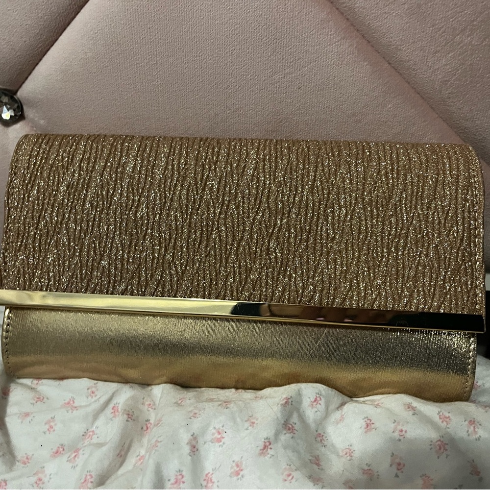 Elegant Gold Clutch